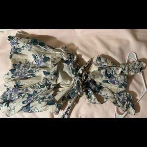 Zimmermann Cut Out Dress in Hydrangea Size 1